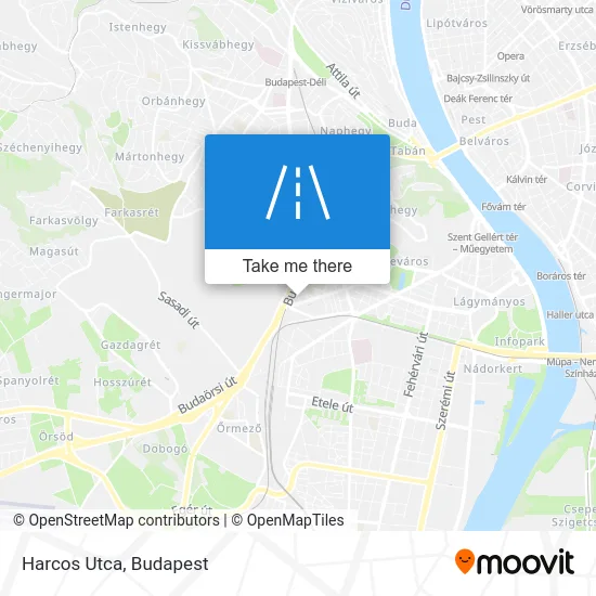 Harcos Utca map