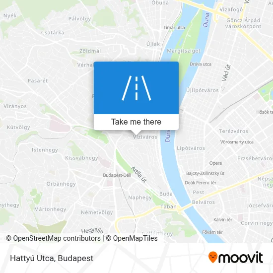 Hattyú Utca map