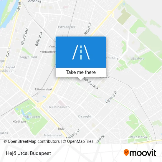 Hejő Utca map