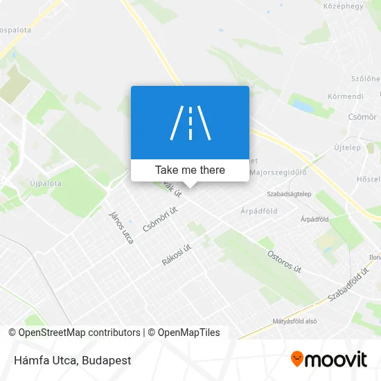 Hámfa Utca map