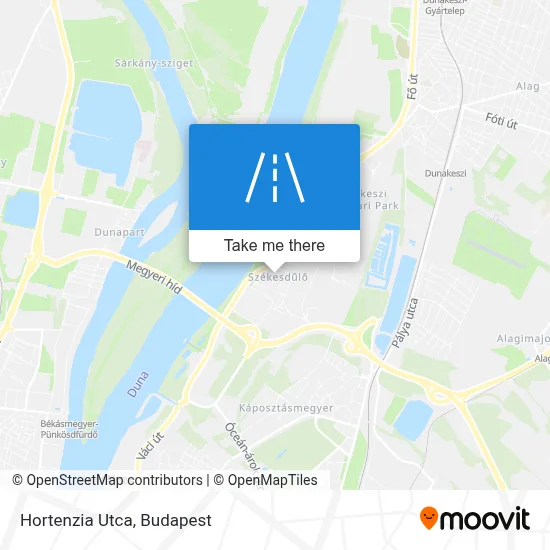 Hortenzia Utca map