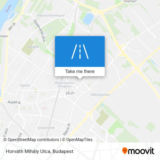 Horváth Mihály Utca map