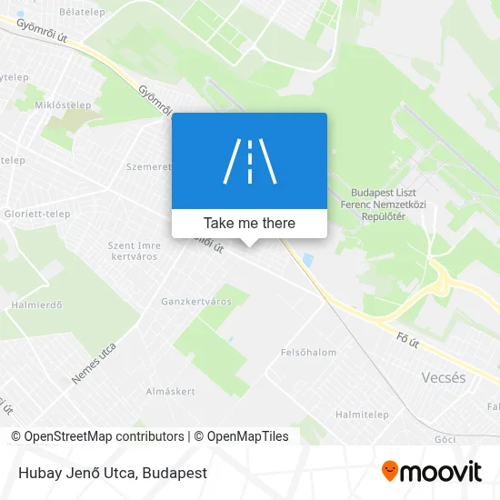 Hubay Jenő Utca map