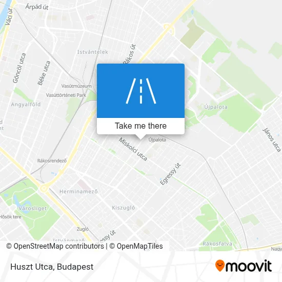 Huszt Utca map
