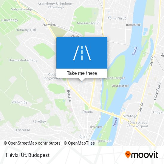 Hévízi Út map