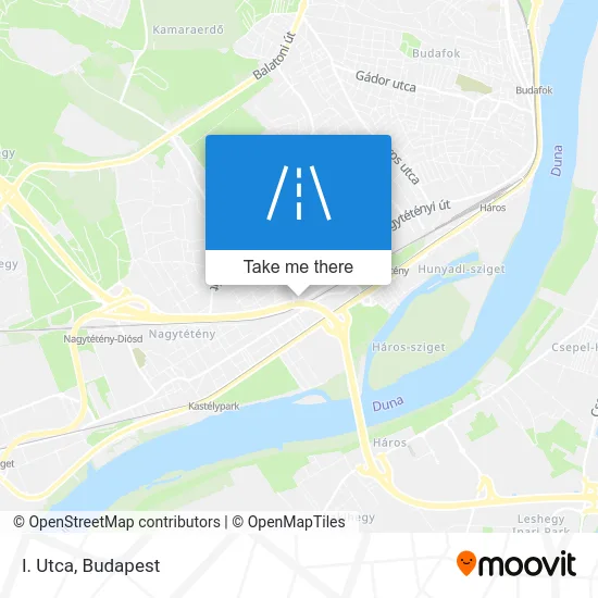 I. Utca map
