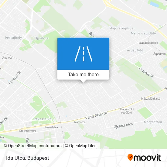 Ida Utca map