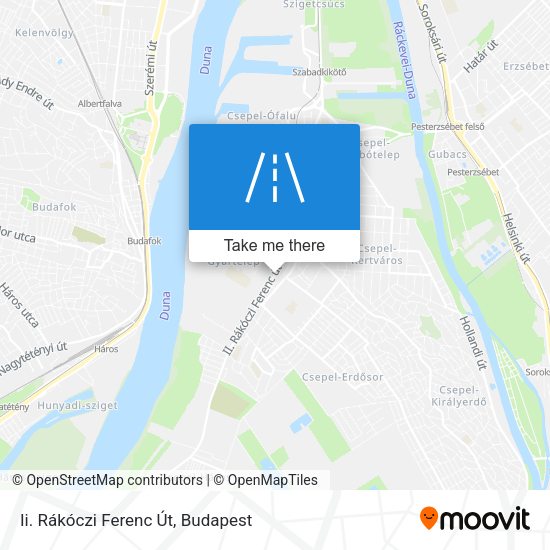 Ii. Rákóczi Ferenc Út map