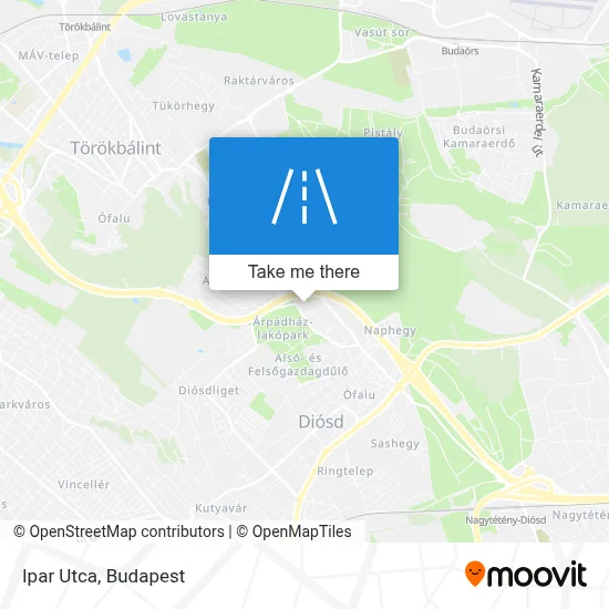 Ipar Utca map