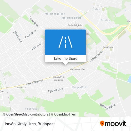 István Király Utca map