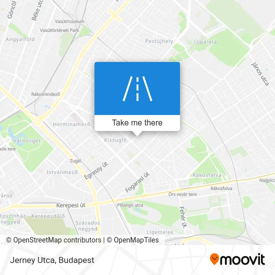 Jerney Utca map
