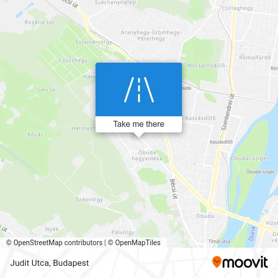 Judit Utca map