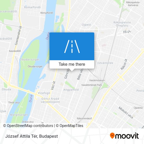 József Attila Tér map