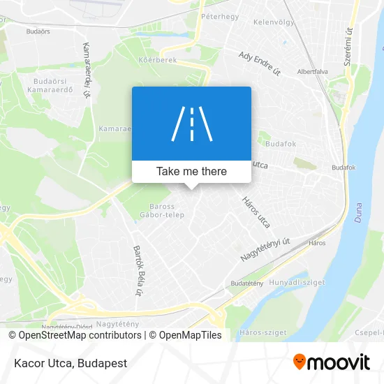 Kacor Utca map