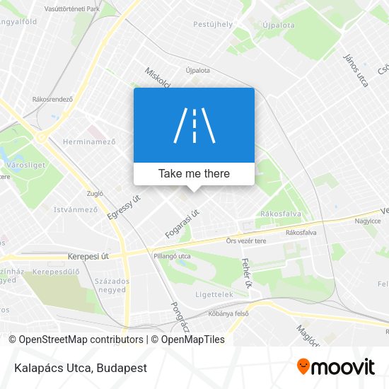 Kalapács Utca map