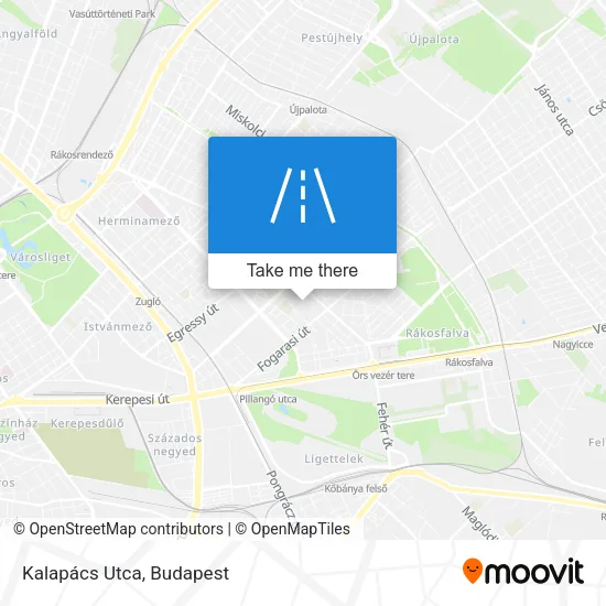 Kalapács Utca map