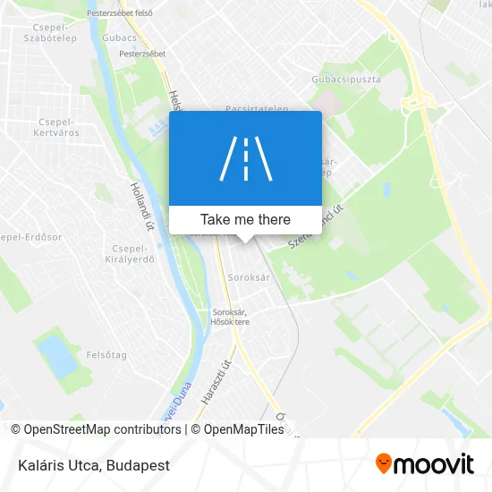 Kaláris Utca map