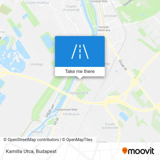 Kamilla Utca map