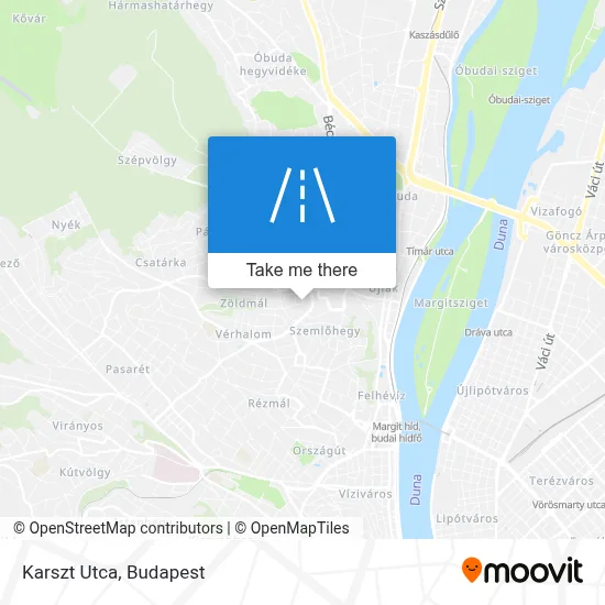 Karszt Utca map