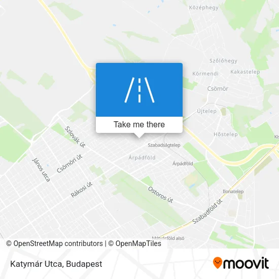 Katymár Utca map