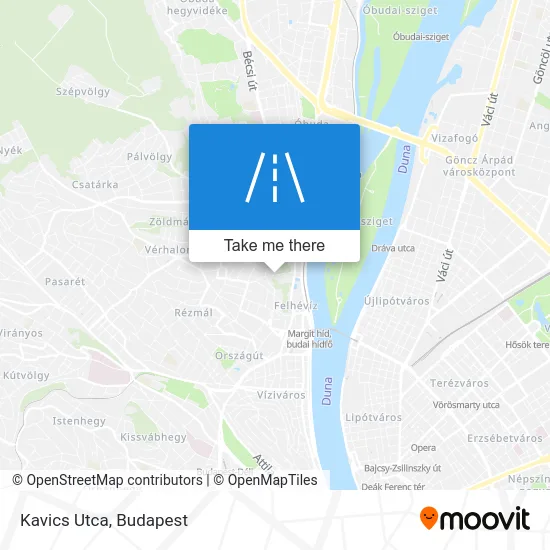 Kavics Utca map