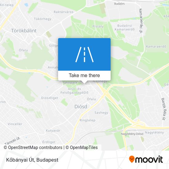 Kőbányai Út map