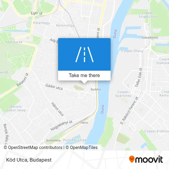 Köd Utca map