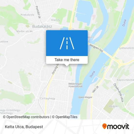 Kelta Utca map