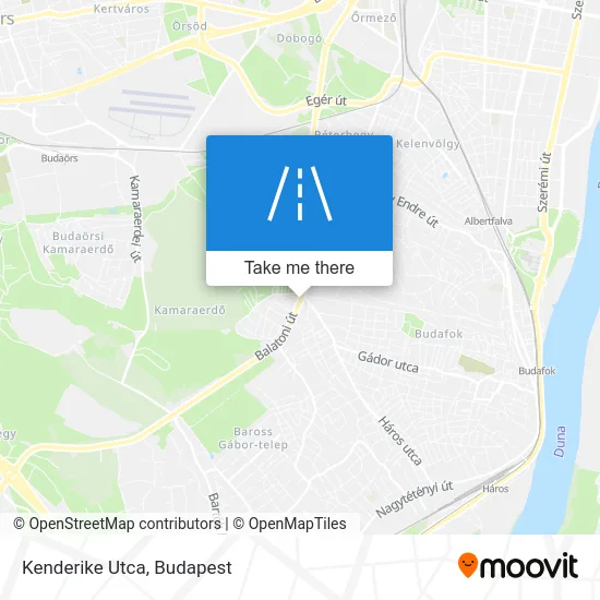 Kenderike Utca map