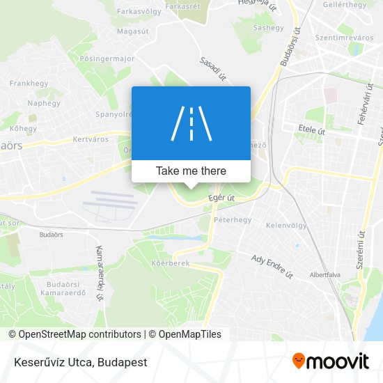 Keserűvíz Utca map
