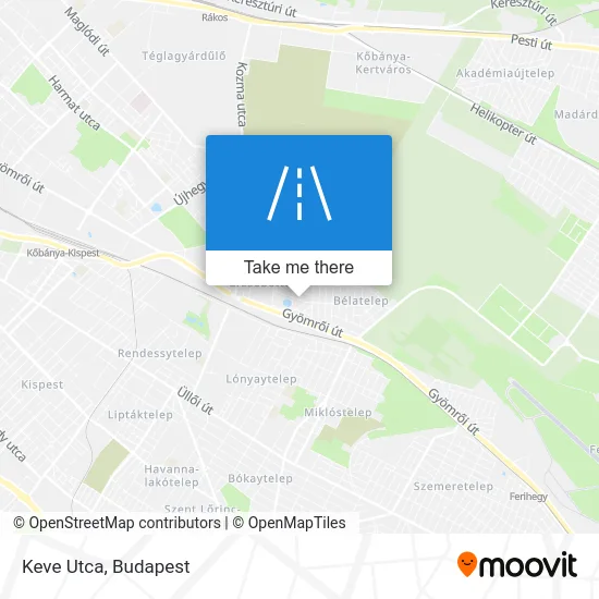 Keve Utca map