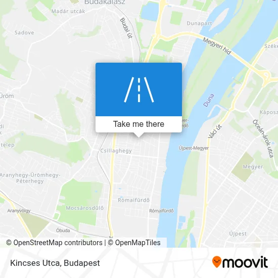 Kincses Utca map