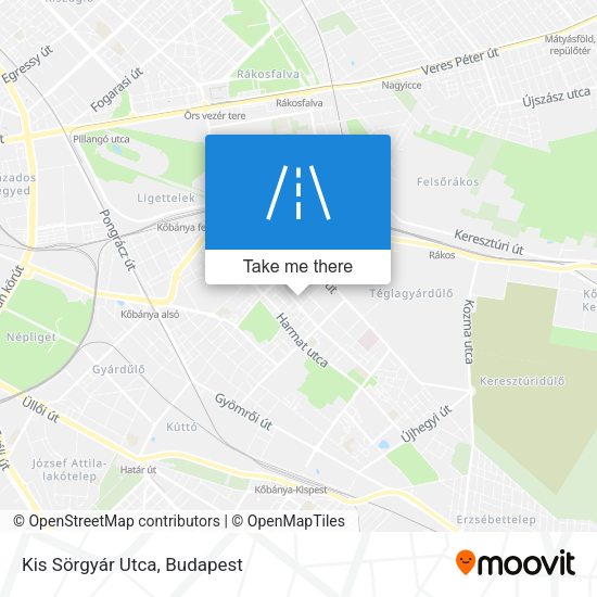 Kis Sörgyár Utca map