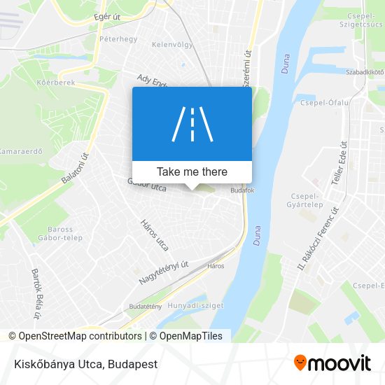 Kiskőbánya Utca map