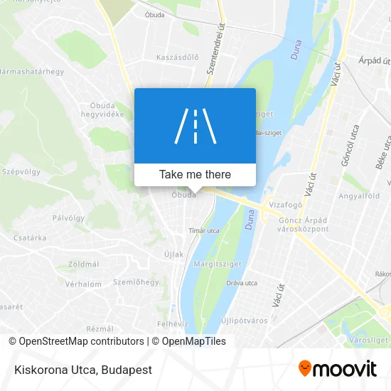 Kiskorona Utca map