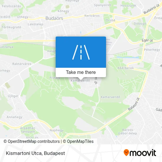 Kismartoni Utca map