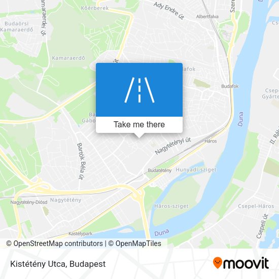 Kistétény Utca map