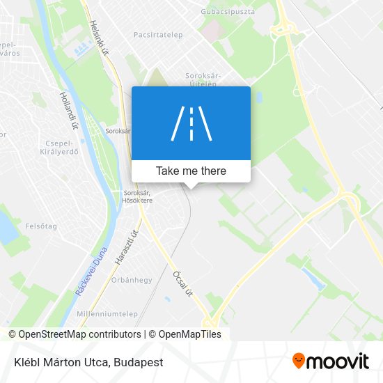 Klébl Márton Utca map