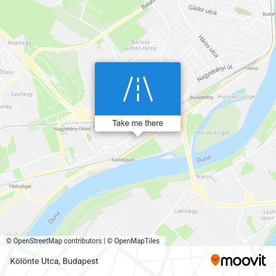 Kölönte Utca map