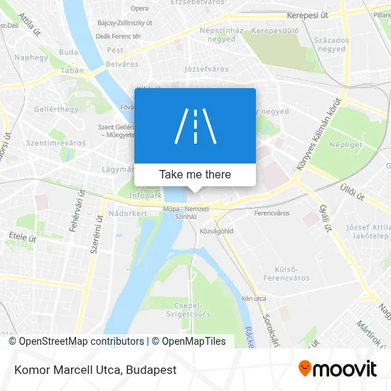 Komor Marcell Utca map