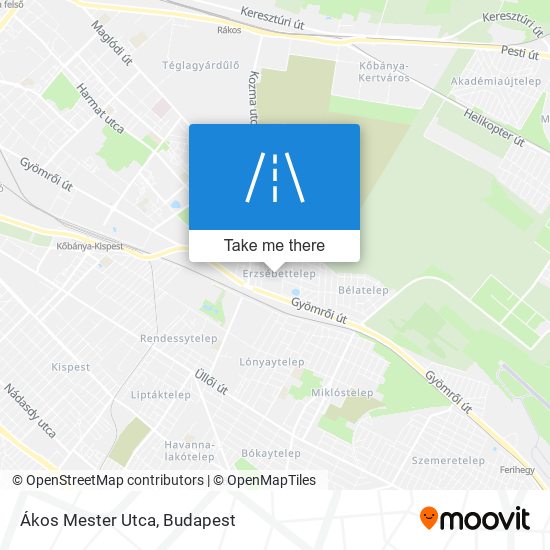 Ákos Mester Utca map