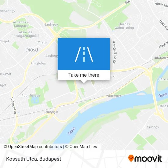 Kossuth Utca map