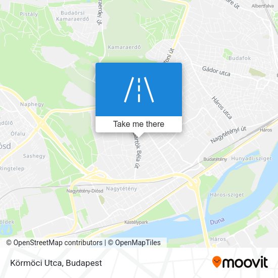 Körmöci Utca map