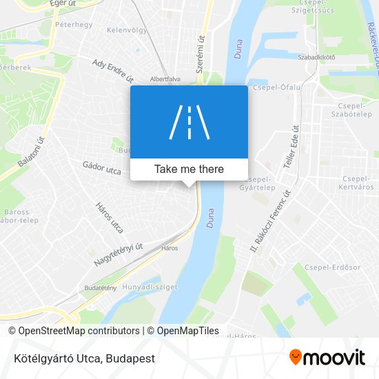 Kötélgyártó Utca map