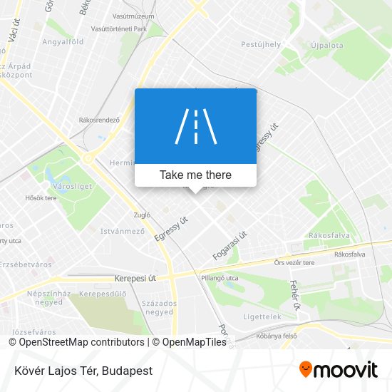 Kövér Lajos Tér map