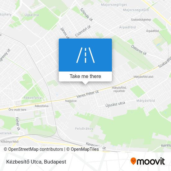 Kézbesítő Utca map