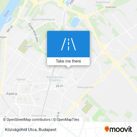 Közvágóhíd Utca map