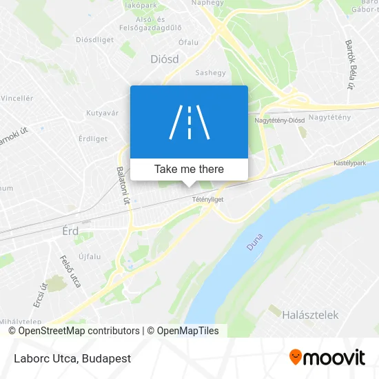 Laborc Utca map