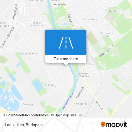 Ladik Utca map