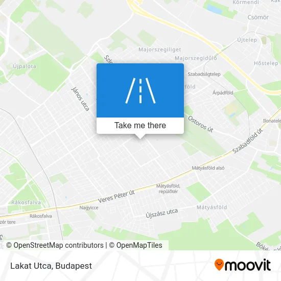 Lakat Utca map